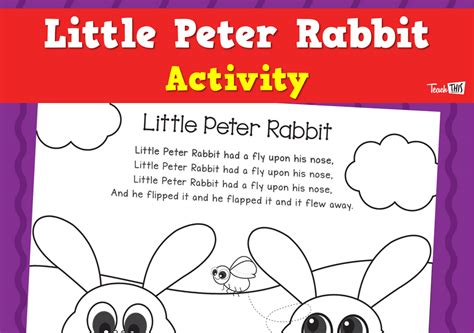 Little Peter Rabbit - Nursery Rhyme Activity :: Teacher Resources and ...