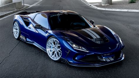 Keyvany, Ferrari, Blue, Car F8, Spider, 2022 4K HD Cars Wallpapers | HD ...