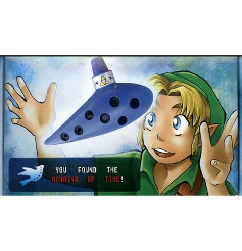 THE LEGEND OF ZELDA - PLASTIC OCARINA OF TIME REPLICA (7 HOLES) - OCARINAS