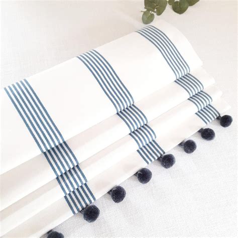 Blue Stripe Blackout Roman Blind - Etsy