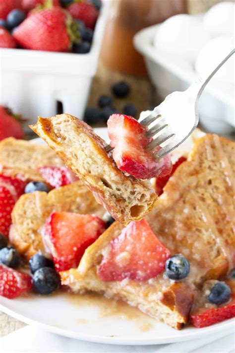 The Best French Toast Ever - thestayathomechef.com