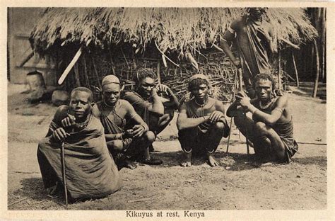 Kikuyu - Old East Africa Postcards | East africa, Africa, African people