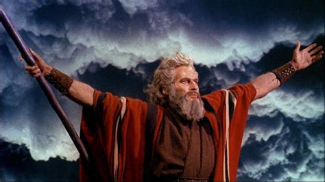 Charlton Heston Moses 1958 the Ten Commandments - Etsy