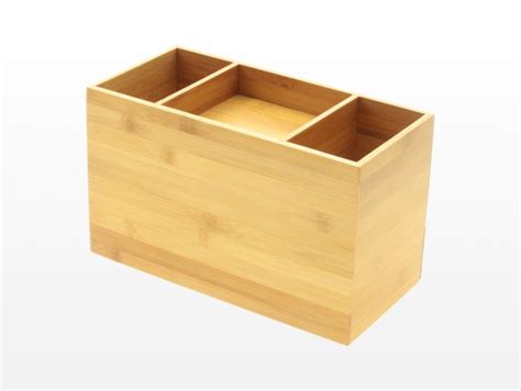 Desk Tidy, Stationery Box, Desk Organiser | Bamboo Office Supplies