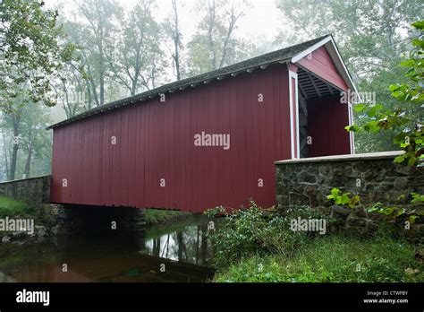 Ashland Covered Bridge, Ashland, New Castle County, Delaware, USA Stock ...