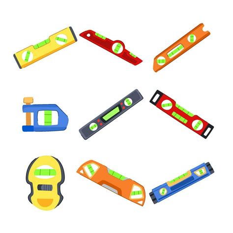 level tool set cartoon vector illustration 28080965 Vector Art at Vecteezy