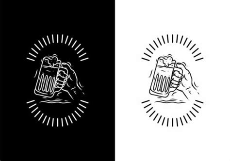 Beer Black And White Vector Art, Icons, and Graphics for Free Download