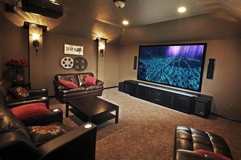 Home Theater Pop Design - Ewnor Home Design