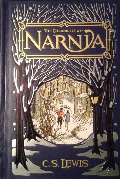 Chronicles of Narnia in a single, leatherbound, illustrated volume... a ...