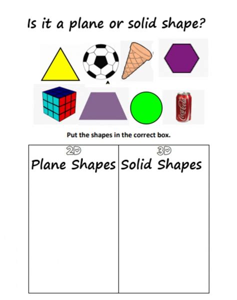 Plane Figures Worksheets | 99Worksheets