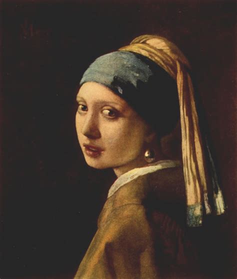 Girl with a pearl earring by Vermeer - fantastic image, especially if ...