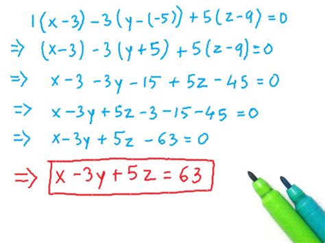 Find Cartesian Equation Of A Plane Given 3 Points - Tessshebaylo 90B