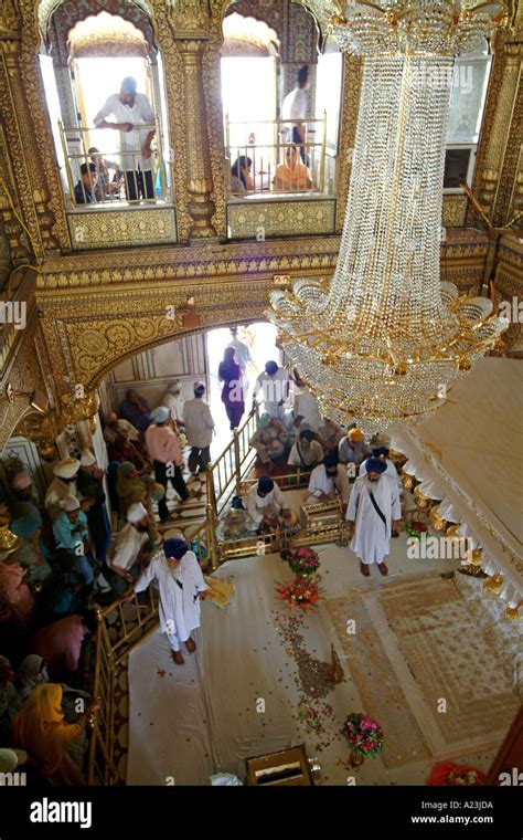 Inside view golden temple amritsar hi-res stock photography and images ...