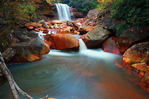 Long Exposure Autumn Waterfalls | Waterfalls| Free Nature Pictures by ...