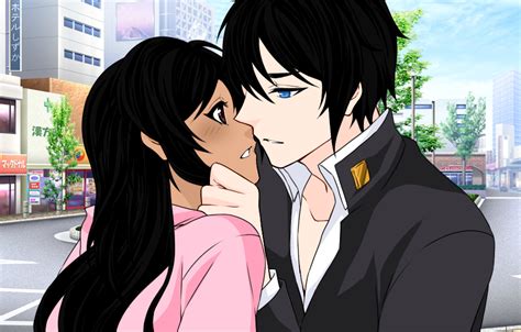 Zane about to kiss Aphmau | Yandere simulator, Yandere, Yandere games