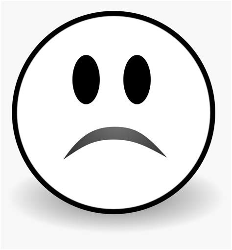 Clipart Disappointed Face - Sad Face Emoji Drawing, HD Png Download ...