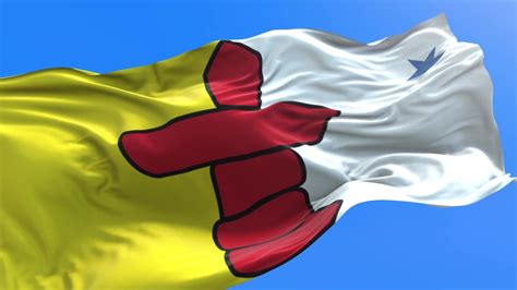 Nunavut State Flag Stock Video Footage - 4K and HD Video Clips ...