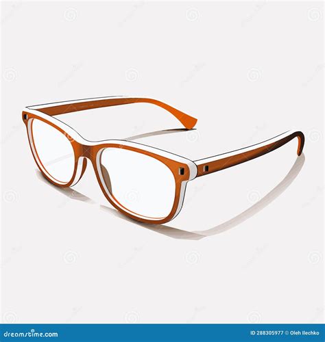 Eye Glasses Side View Vector Flat Minimalistic Isolated Illustration ...