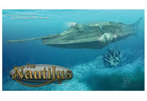 Buy Peus Hobbies 1:144 Scale The Nautilus Submarine Model Kit Online at ...