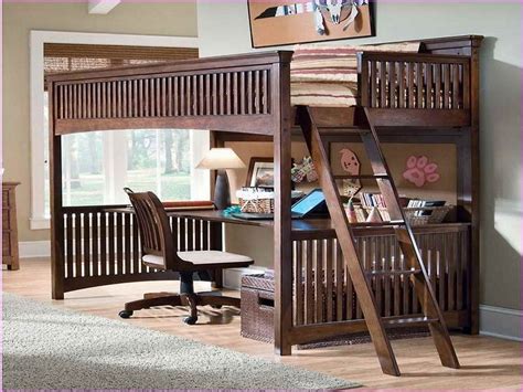 Queen Bunk Bed With Desk Underneath – Hanaposy