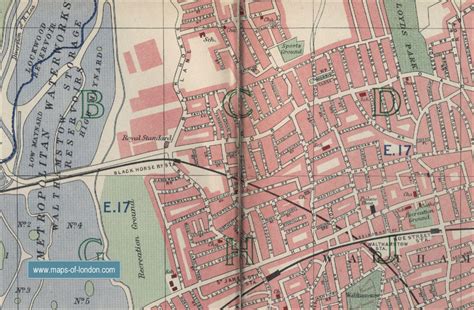 Map of Walthamstow, London