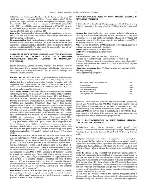 (PDF) Improving survival rates of acute myeloid leukemia in developing ...