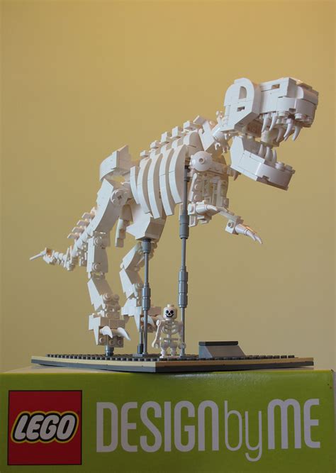 Lego Dinosaur Skeleton | LEGO T-rex skeleton in minifig scal… | Flickr