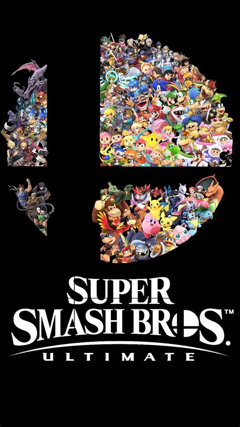 Smash Brothers Ultimate Logo - 1080x1920 Wallpaper - teahub.io