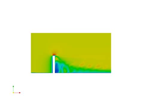 Vortex Shedding - CFD Simulation by w9258012 | SimScale