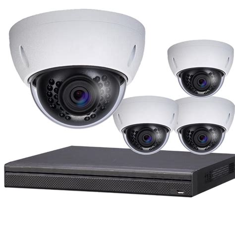 Dahua N444E42S IP Security Camera System, 4 Camera, Outdoor, 4MP, 2TB ...