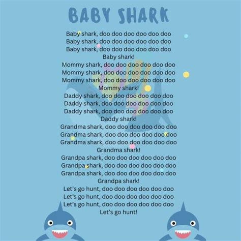 Baby Shark Printable Lyrics, Origins, and Video