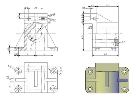 AutoCAD 3D Drawing Mechanical - Cadbull