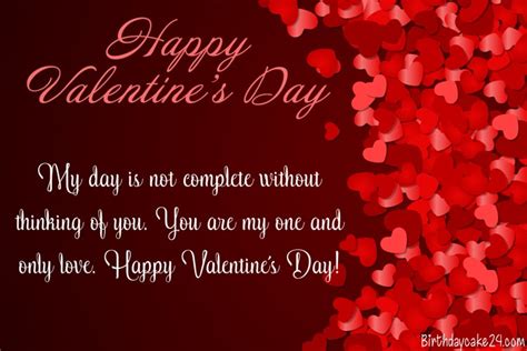 Write Wishes, Messages Love On Valentine's Day Card Images | Valentine ...