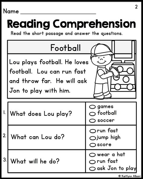 Halloween Reading Comprehension Worksheets First Grade ...