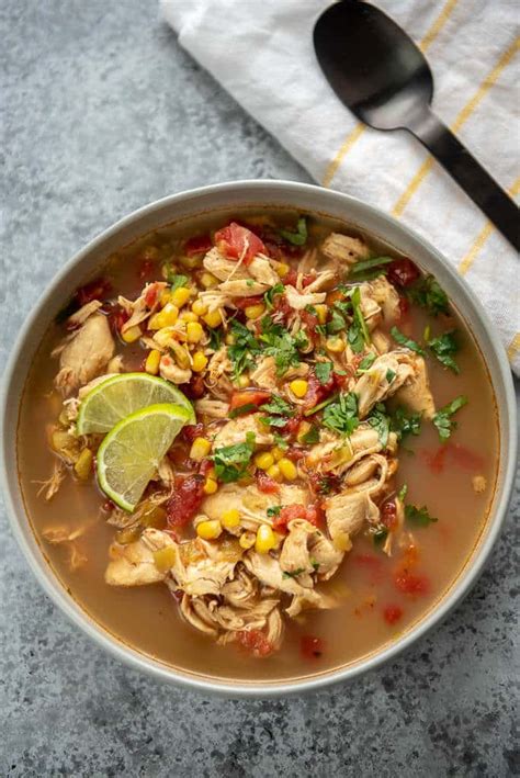 Slow Cooker Spicy Chicken Soup - Slow Cooker Gourmet