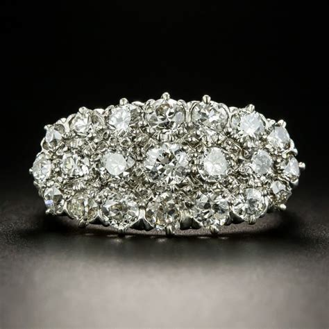 Vintage Cluster Wedding Ring