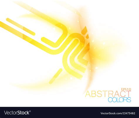 Yellow abstract Royalty Free Vector Image - VectorStock