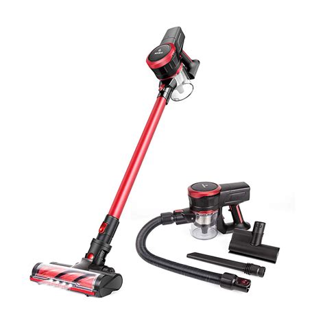 MOOSOO Cordless Vacuum Cleaner 23Kpa Strong Suction 2 in 1 Stick Vacuum ...