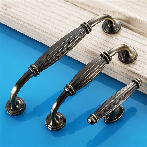 5pcs Antique Furniture Knobs European Door Handles and Knobs Cupboard ...