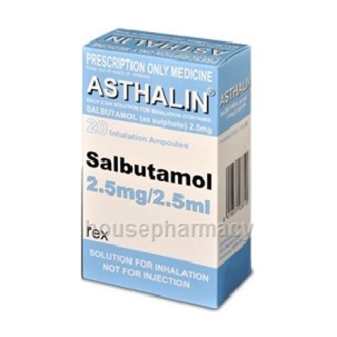 Salbutamol 2.5mg/2.5ml Nebuliser Liquid Unit Dose Vials 20S – Biopharmtech