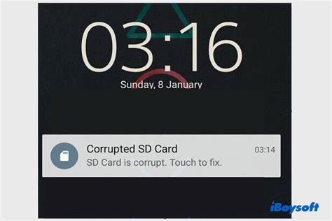 How to fix corrupted SD card in Android and recover data?