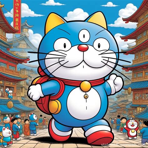 Doraemon: A Popular Anime Character | Stable Diffusion Online