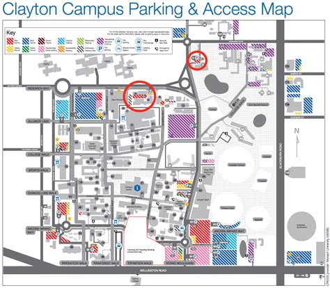 Monash Uni Clayton Campus Map - Europe Mountains Map