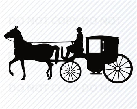 Horse Carriage SVG Files Clipart Stage Coach Clip Art, 58% OFF