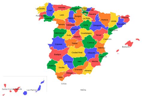 Simple Guide to - Spain Provinces - And Autonomous Communities