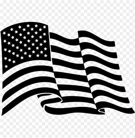 american flag clip art at clker - waving american flag vector black and ...