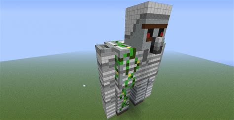 Iron Golem 3D Scale Statue Minecraft Project