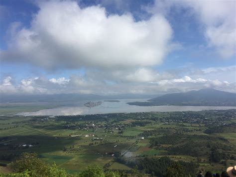 Looking at the Lake of Patzcuaro in Mexico. The Point of View of a ...