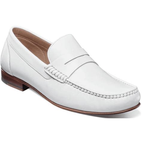 Florsheim - Florsheim Men's Shoes Beaufort Moc Toe Penny Loafer White ...