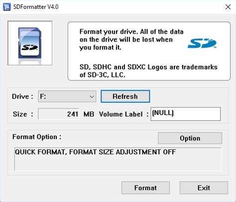 Format an SD Card the Easy Way